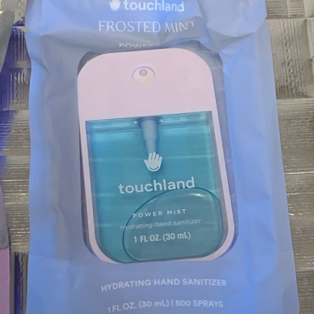 Crocs Touchland Case in Pixie Lavender & Frosted Mint Mist Hand Sanitizer NEW - Picture 7 of 12